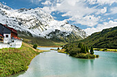 Kopp Dam, Verwall group, Paznaun Valley, Tyrol, Austria