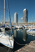 Olympia Hafen, Port Olimpic, Barcelona; Katalonien; Spanien