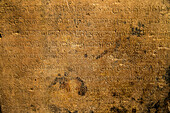 Khmer script inscription at Angkor Wat temple, Siem Reap, Cambodia