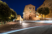 Long exposure in front of San Fortunato church in Perugia, Perugia, Umbria, Italy Europe