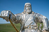 Genghis Khan Equestrian Statue. Erdene, Tov province, Mongolia.