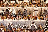 Details of Christmas markets in Karlsplatz, Vienna, Austria