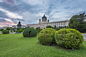 Vienna, Austria, Europe, The Maria Theresa square with the Art History Museum