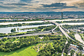 Vienna, Austria, Europe, View from the Danube Tower