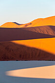 Sossusvlei sand dunes at sunrise, Namib Desert, Namibia, Africa