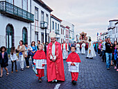 Holy Christ Procession, Vila do Porto, Santa Maria Island, Azores, Portugal, Atlantic, Europe
