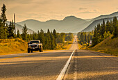 View of Southern Yellowhead Highway between Little Fort and Clearwater, British Columbia, Canada, North America