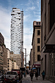 Herzog & de Meuron's 56 leonard jenga tower Hochhaus, Manhattan, New York City, Vereinigte Staaten von Amerika, USA, Nordamerika