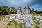 Structure in the mayan site of Tulum, Quintana Roo (Mexico)