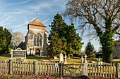 Parish church in Penhurst, East Sussex, England.