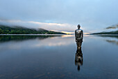 Mirror Man of Loch Earn, Highlands, Scotland, United Kingdom, Europe