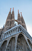 The Sagrada Familia, UNESCO World Heritage Site, Barcelona, Catalonia, Spain, Europe
