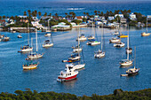 Harbour, Hope Town, Elbow Cay, Abaco Islands, Bahamas, West Indies, Central America