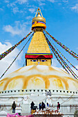 Largest Asian Stupa, Boudhanath Stupa, UNESCO World Heritage Site, Kathmandu, Nepal, Asia