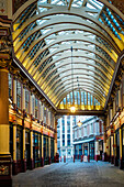 Leadenhall Market by Victorian architect Horace Jones, London, England, United Kingdom, Europe