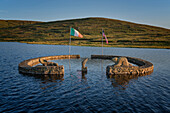 Beaver Island Memorial, Arranmore Island, County Donegal, Ulster, Republic of Ireland, Europe
