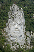 King Decabalus Rock Carving, Danube Gorge, Romania, Europe