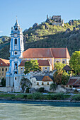 Castle and Abbey, Durnstein, River Danube, Wachau Valley, UNESCO World Heritage Site, Lower Austria, Austria, Europe