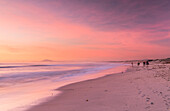 Milnerton Beach at sunset, Cape Town, Western Cape, South Africa, Africa