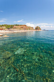 Turquoise sea, Cala Seregola, Capo Pero, Elba Island, Livorno Province, Tuscany, Italy, Europe