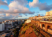 Old Town at sunset, Salvador, State of Bahia, Brazil, South America