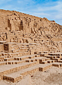 Huaca Pucllana Pyramid, Miraflores District, Lima, Peru, South America