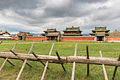 Temples in Erdene Zuu Monastery, Harhorin, South Hangay province, Mongolia, Central Asia, Asia