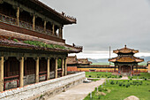 Temples in Amarbayasgalant Monastery, Mount Buren-Khaan, Baruunburen district, Selenge province, Mongolia, Central Asia, Asia