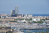 Skyline, Barcelona, Catalonia, Spain, Europe