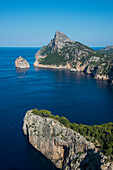 Beautiful view over the cliffs of Cap Formentor, Mallorca, Balearic Islands, Spain, Mediterranean, Europe