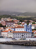 View towards the Misericordia Church, UNESCO World Heritage Site, Angra do Heroismo, Terceira Island, Azores, Portugal, Atlantic, Europe