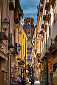 Back street, Sorrento, Campania, Italy, Mediterranean, Europe