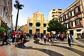 At Sao Domingo in the oldtown, Macao, China