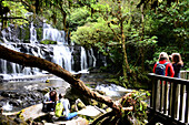 Purakaunui Wasserfälle in den Catlins, Ostküste, Südinsel, Neuseeland