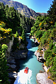 Jetboating Shotover 'Action' near Queenstown, South Island, New Zealand