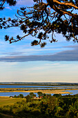 View from Dornbusch, Hiddensee, Rügen, Ostseeküste, Mecklenburg-Western Pomerania, Germany