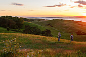 View from the Bakenberg, Moenchgut, Rügen, Ostseeküste, Mecklenburg-Western Pomerania, Germany