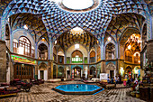 Timcheh Amin al-Dowleh in the bazaar of Kashan, Iran, Asia