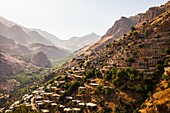 Kurdisches Dorf Hawraman in Kurdistan, Iran, Asien