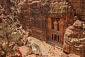 Felsenstadt Petra, Jordanien, Asien