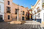 Plaza De Las Cruces, Santa Cruz district, Seville, Andalusia (Andalucia), Spain, Europe