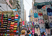 Ladies Market in Mong Kok, Kowloon, Hong Kong, China, Asia