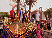 Traditional Easter Holy Week Procession in San Cristobal de la Laguna, Tenerife Island, Canary Islands, Spain, Europe
