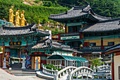 Buddhist temple in Busan, South Korea, Asia