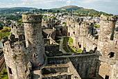 Conwy Castle, UNESCO World Heritage Site, Conwy (Conway), North Wales, United Kingdom, Europe