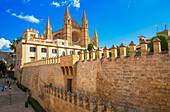 La Seu Cathedral, Palma de Mallorca, Mallorca (Majorca), Balearic Islands, Spain, Europe