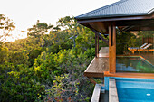 Die Windward Pavillions im Qualia Resort haben einen pivaten Pool, Hamilton Island, Queensland, Australien