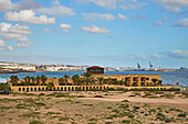 Blick auf Puerto del Rosario, Fuerteventura, Kanaren, Kanarische Inseln, Islas Canarias, Atlantik, Spanien, Europa