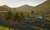 Gehöft in Haria, Lanzarote, Kanaren, Kanarische Inseln, Islas Canarias, Spanien, Europa