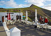 Restaurant in Femés, Balcón de Femés, Lanzarote, Kanaren, Kanarische Inseln, Islas Canarias, Spanien, Europa